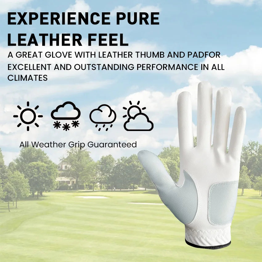 5 Pcs Golf Gloves Men