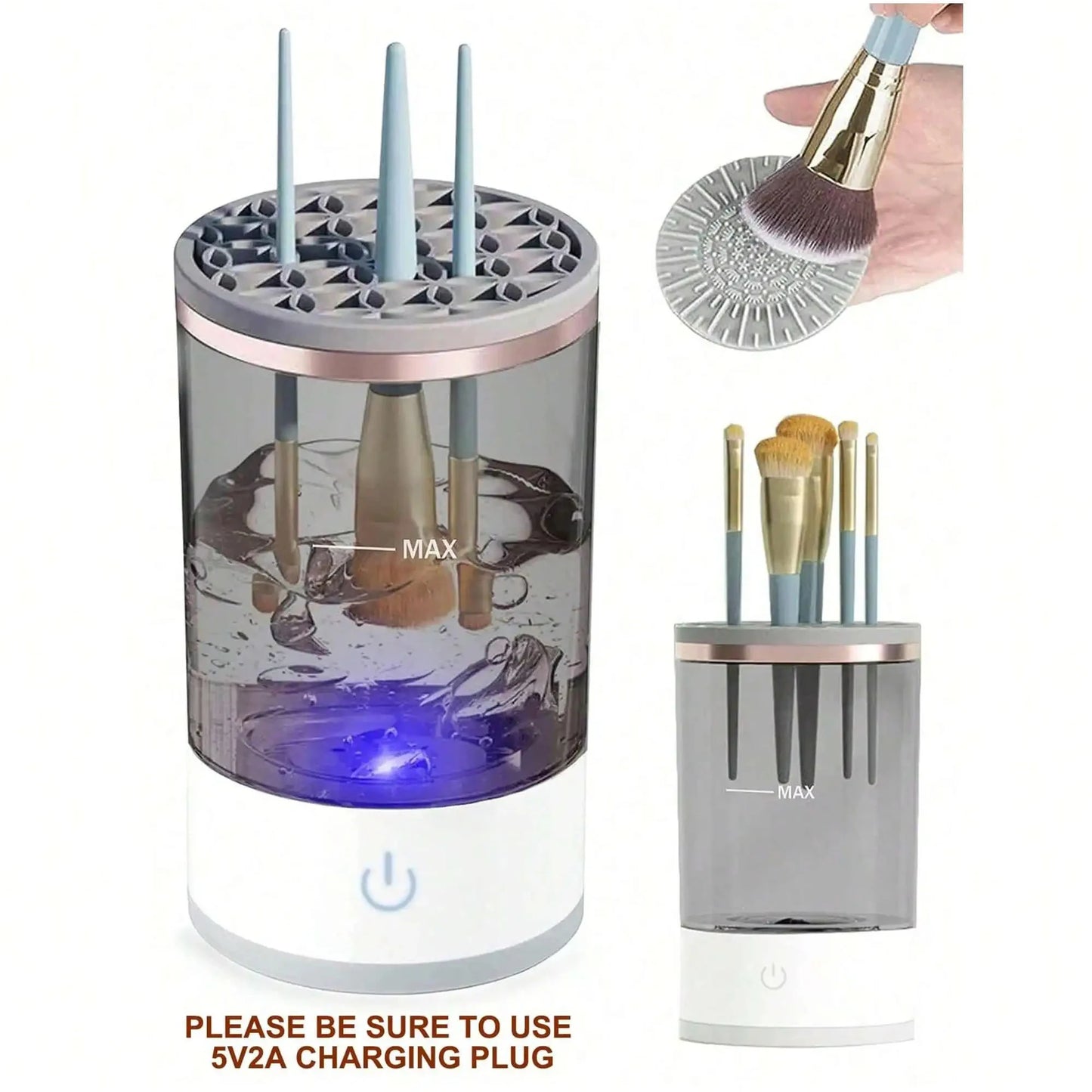 Automatic Makeup Brush Cleaner