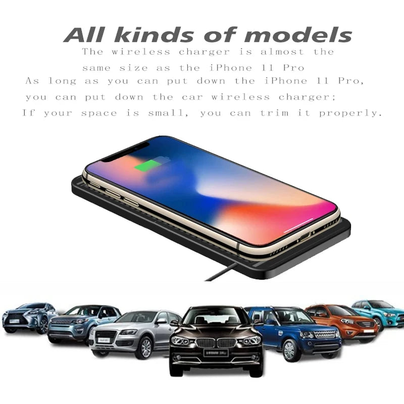 Wireless Car Charger Charging Pad