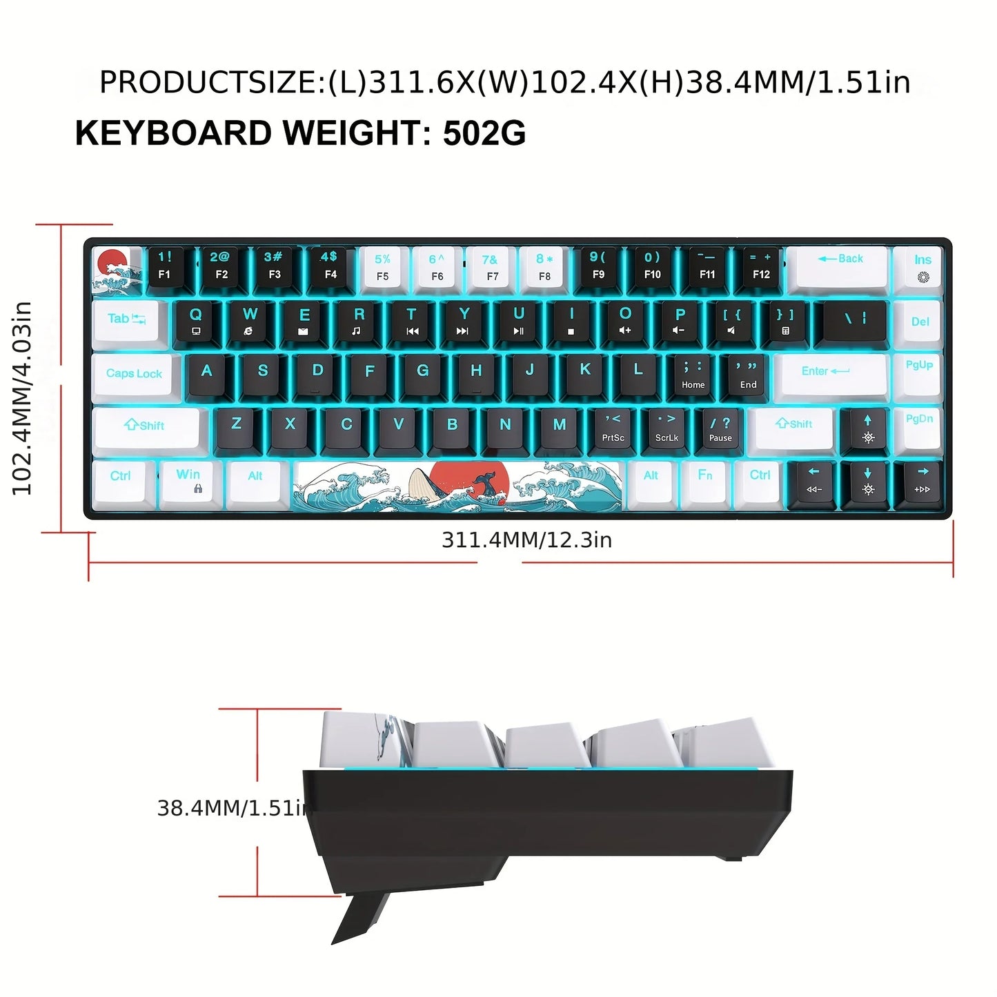 Gaming Keyboard, Wired
