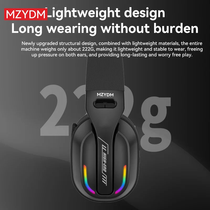 Wireless Gaming Headset: 2.4G/Wired/Bluetooth