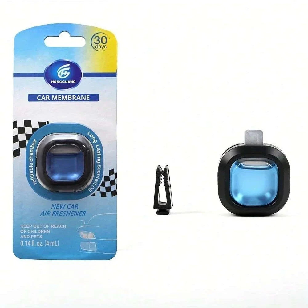 Compact air freshener with long lasting scent cartridge