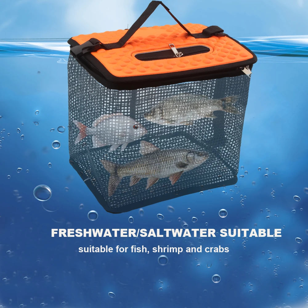 Foldable Floating Fish Basket