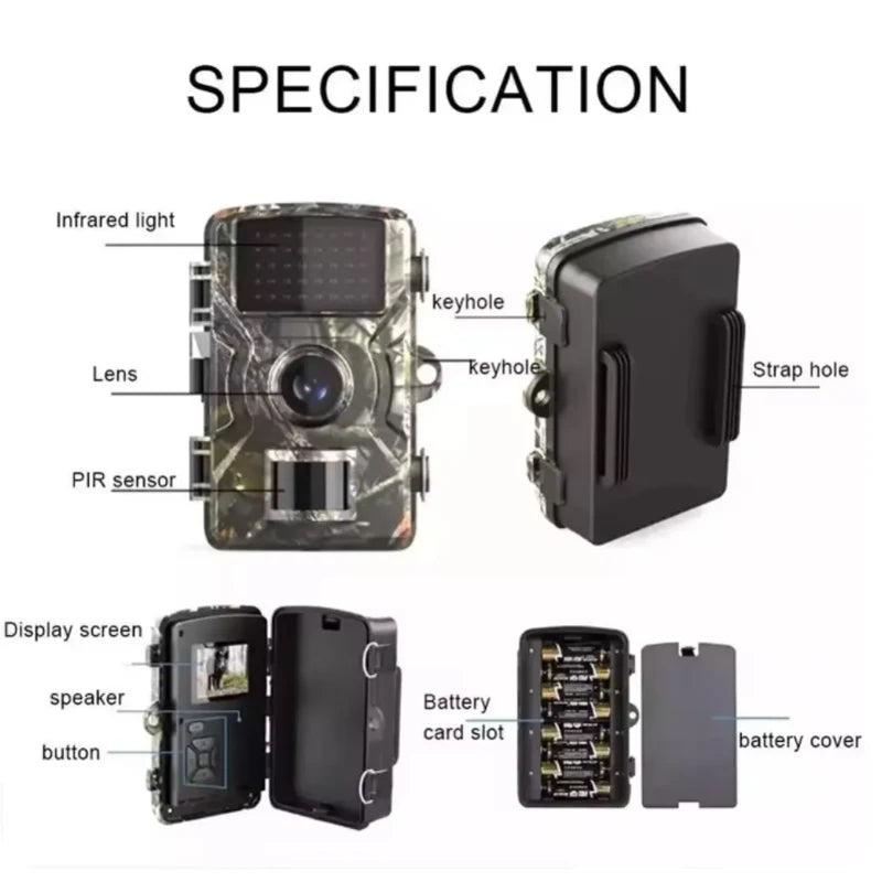 Hunting camera, 16MP 1080P