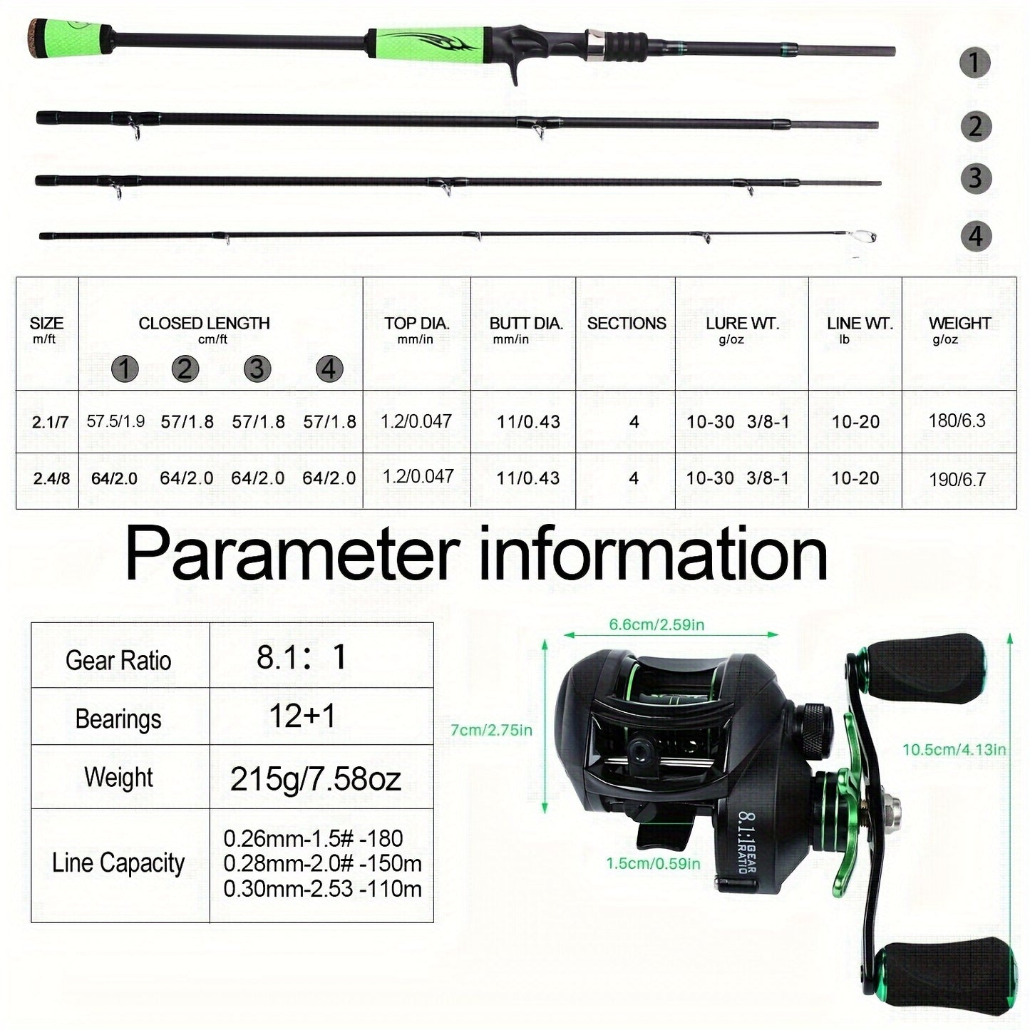 Speed Bass Fishing Rods