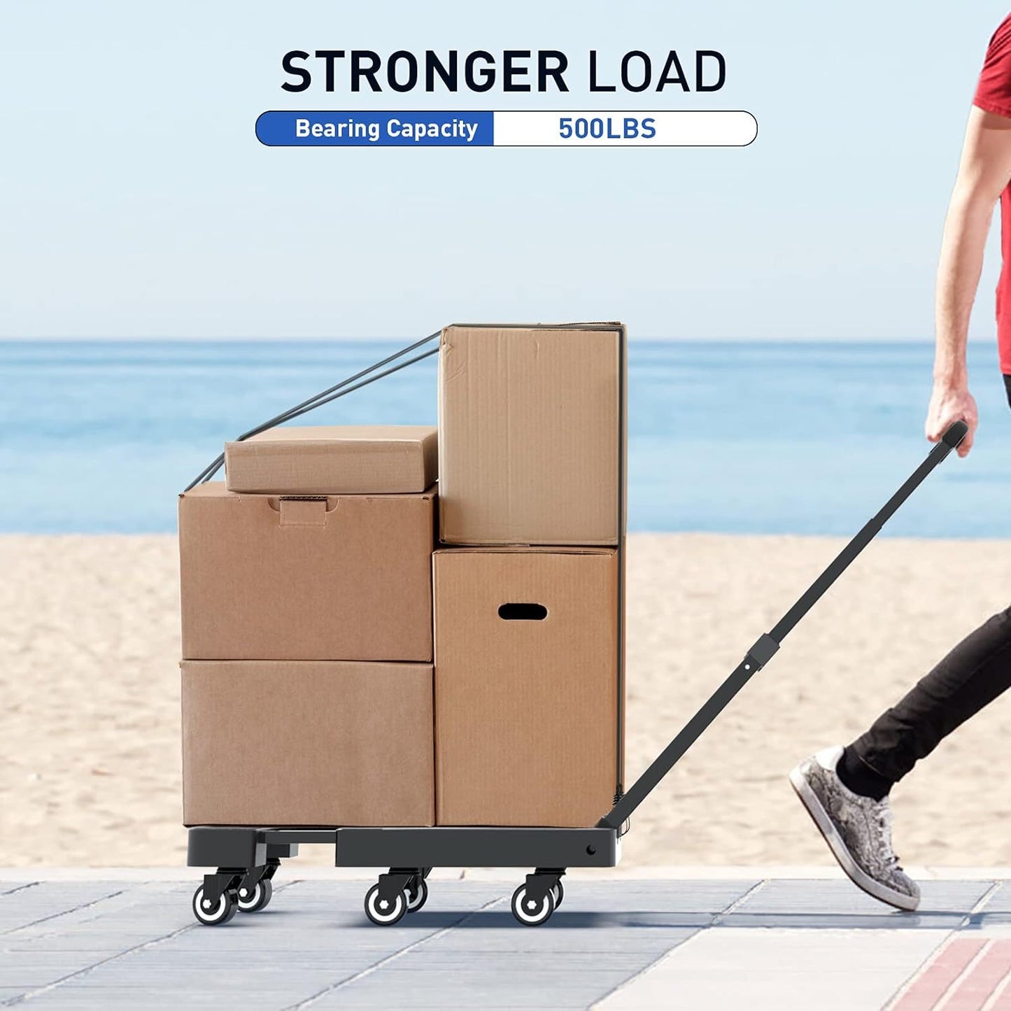 Folding Utility Cart - 500 LBS