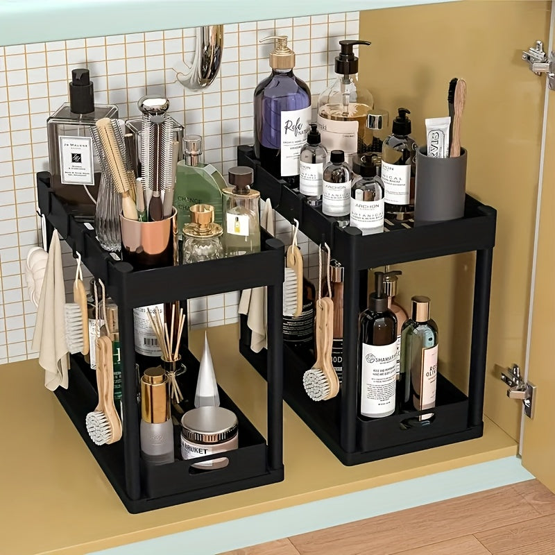 under sink storage organizer for kitchen cabinets