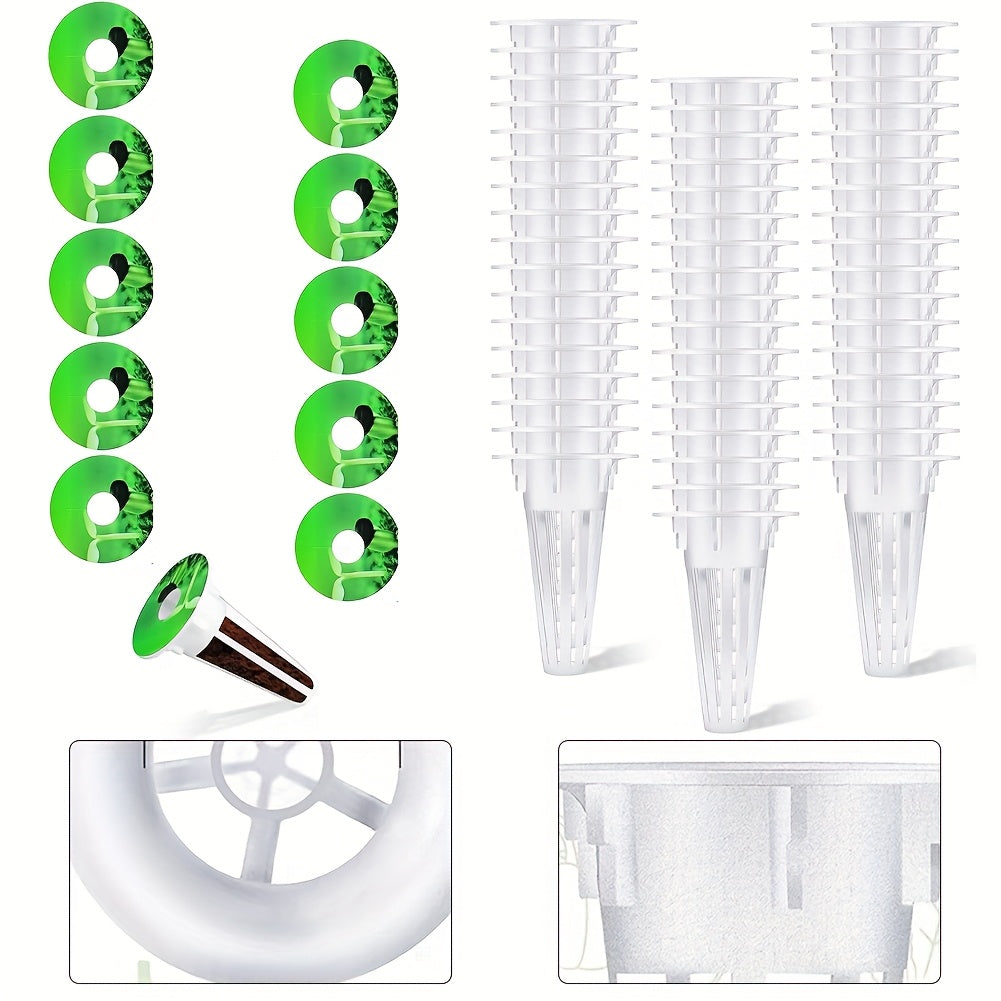 hydroponic growing system top view 50 pods
