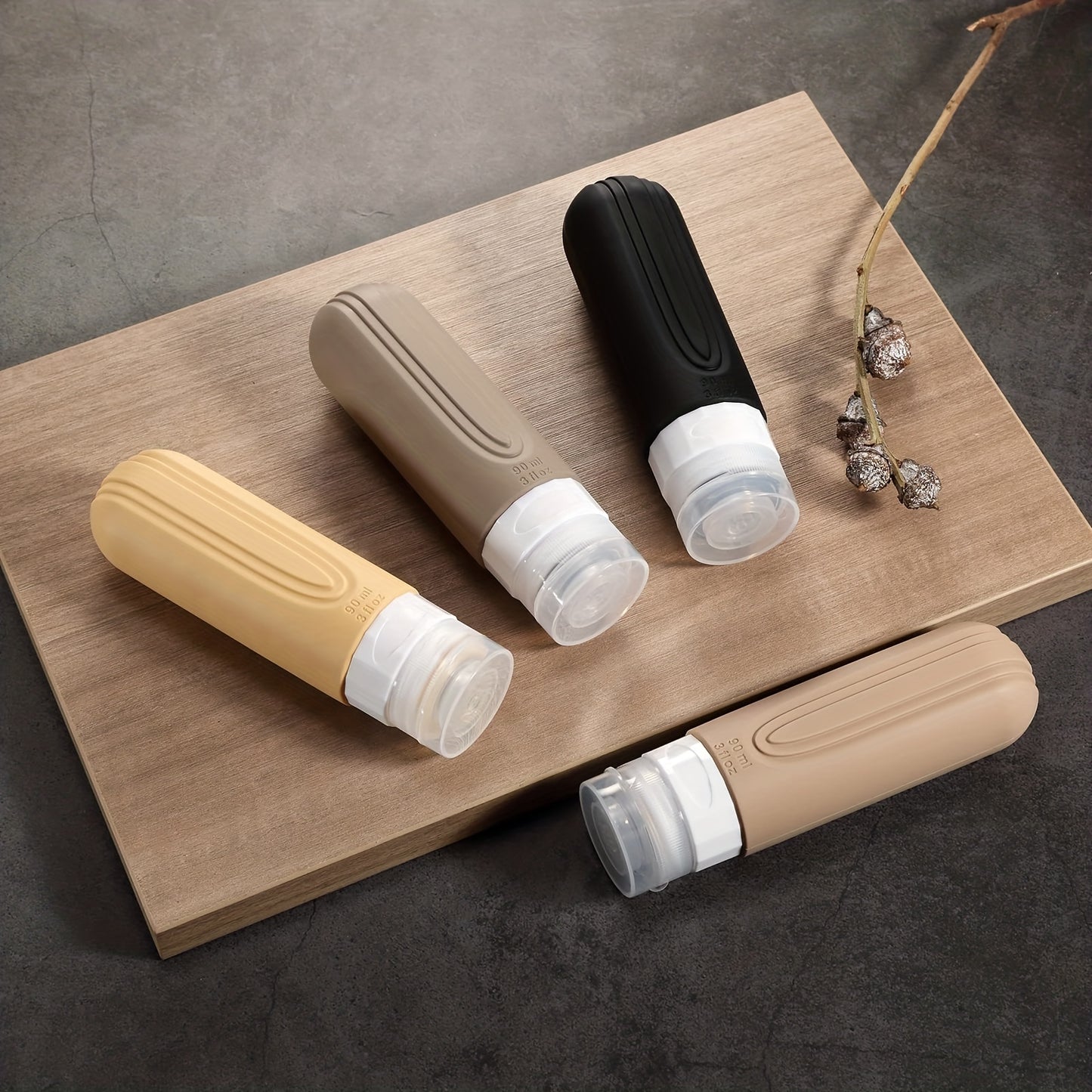 4-Pack Travel Bottles Set