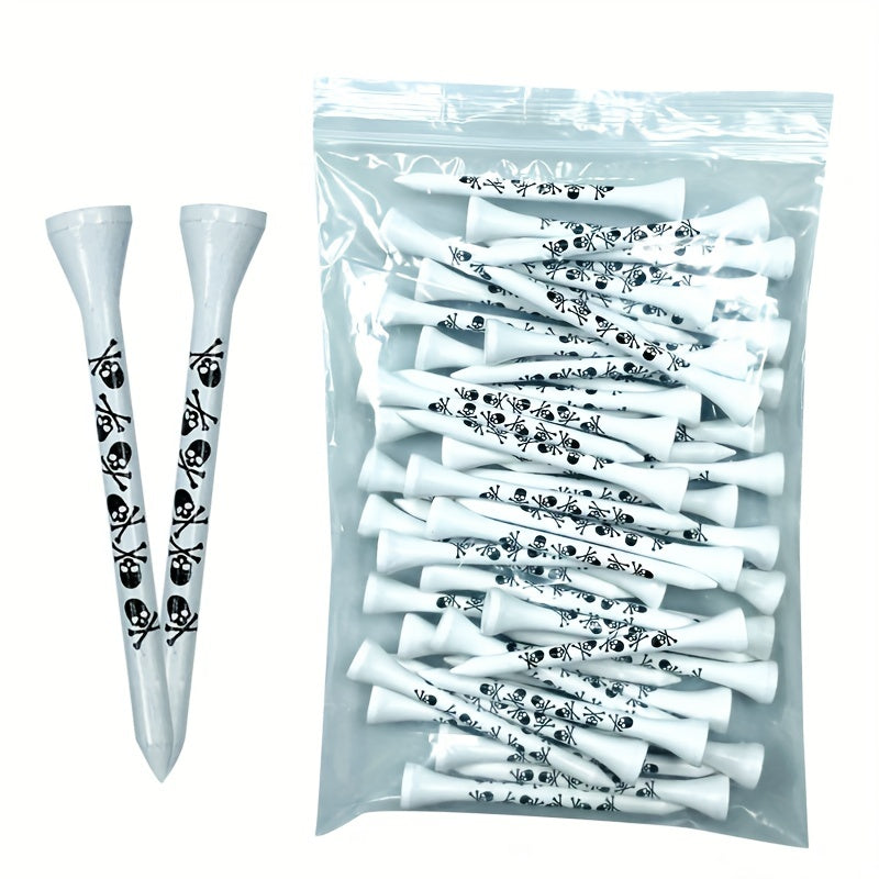 Skull Pattern Golf Tees