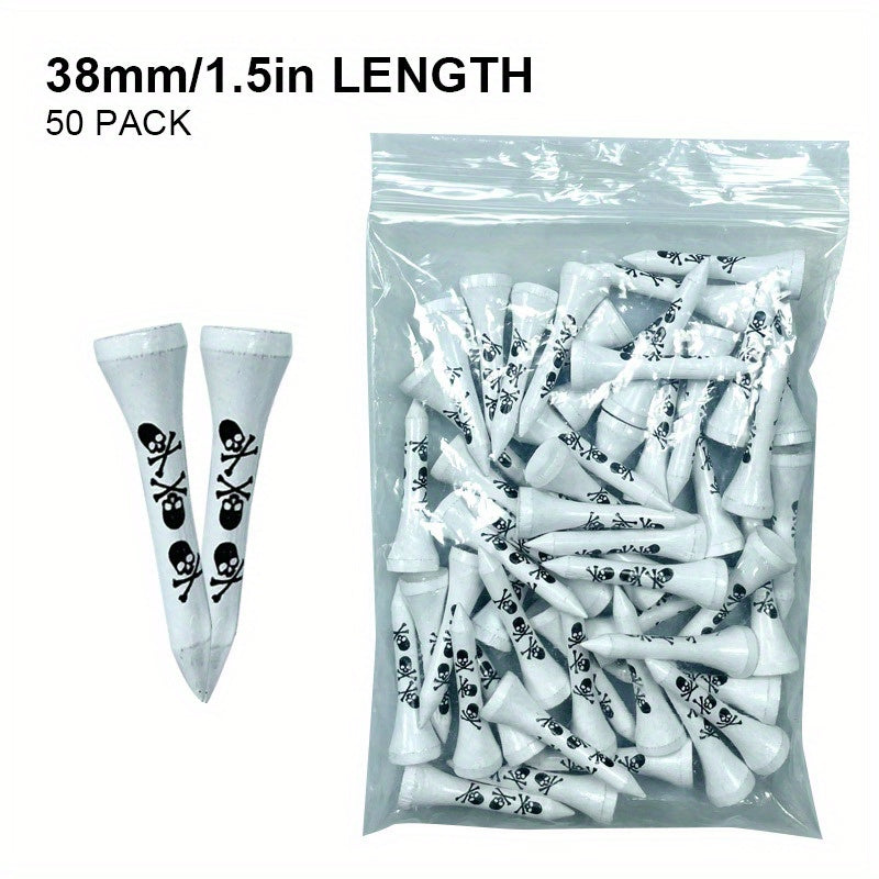 Skull Pattern Golf Tees