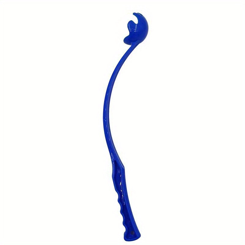 Dog ball thrower stick for outdoor fetch play