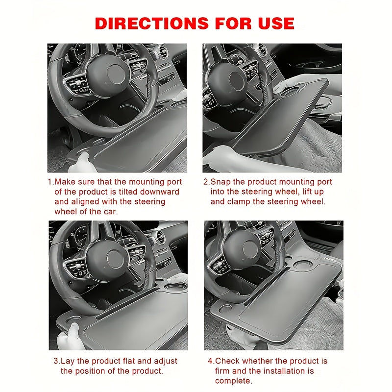 Car Steering Wheel Desk Tray