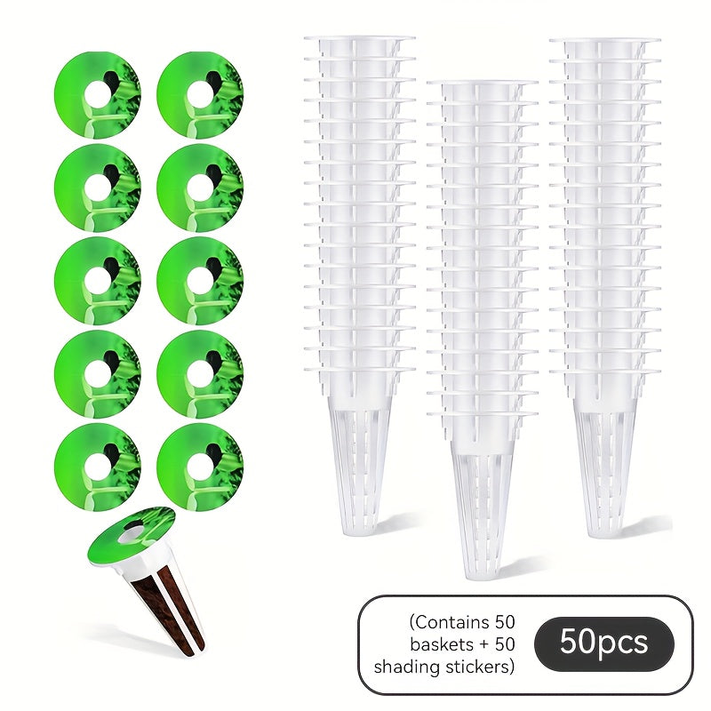 Hydroponic Garden System – Grow Fresh Herbs & Plants Indoors (50-Pod Kit)