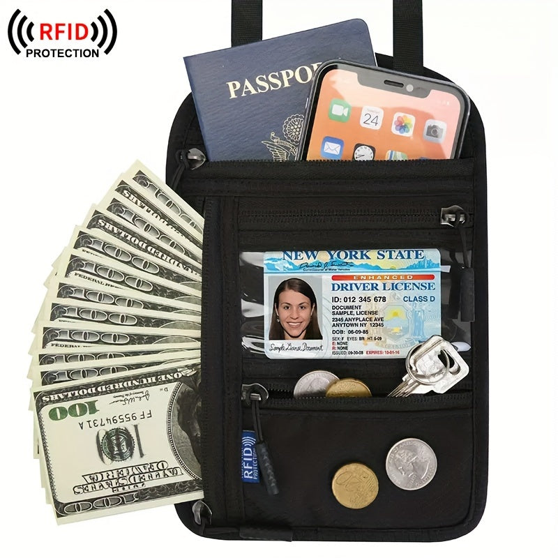 RFID Blocking Travel Wallet