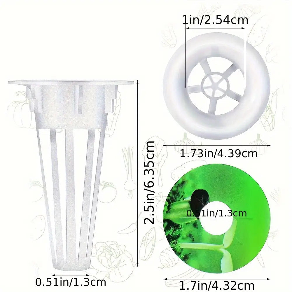 Hydroponic Garden System – Grow Fresh Herbs & Plants Indoors (50-Pod Kit)