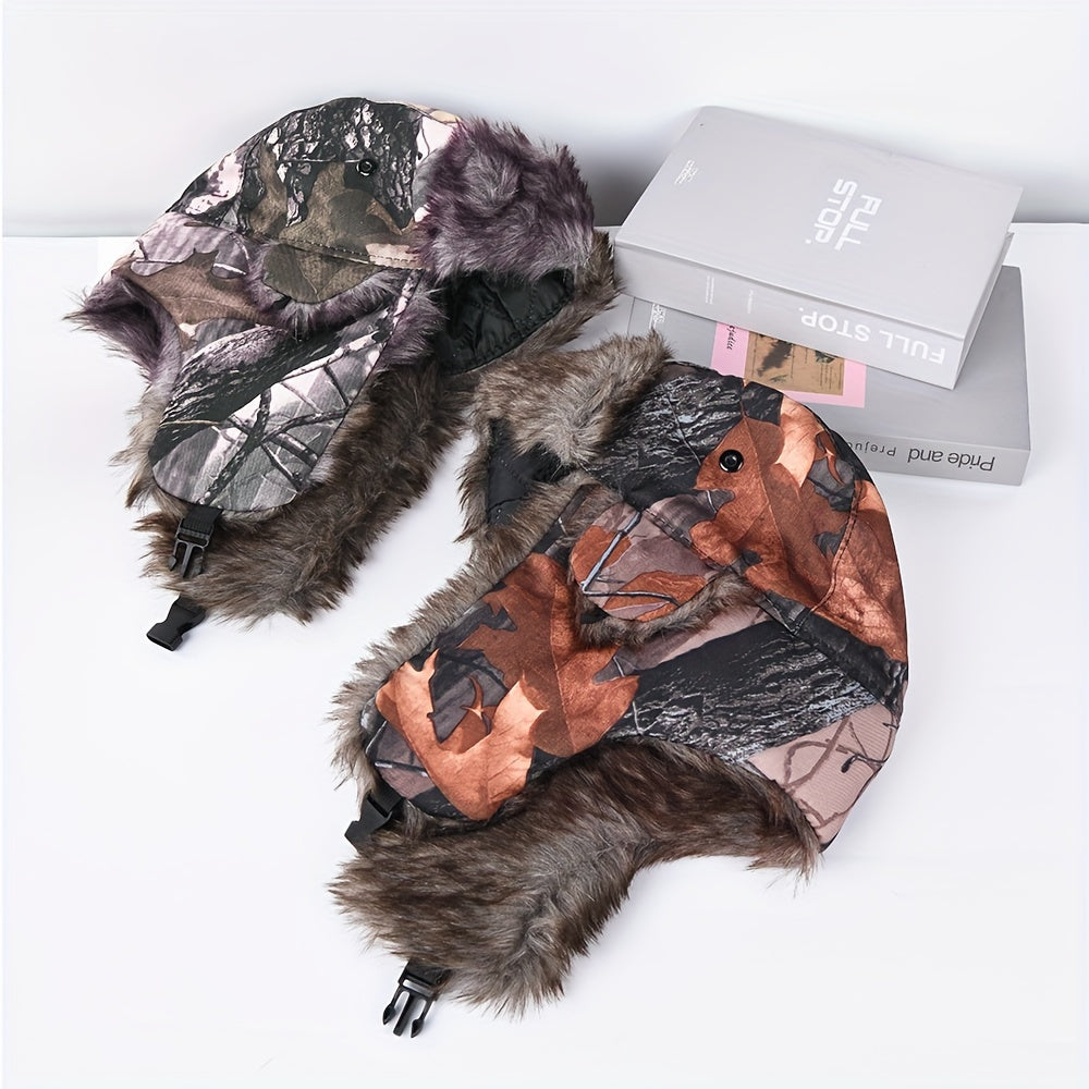 Camo Warm Trapper Hat