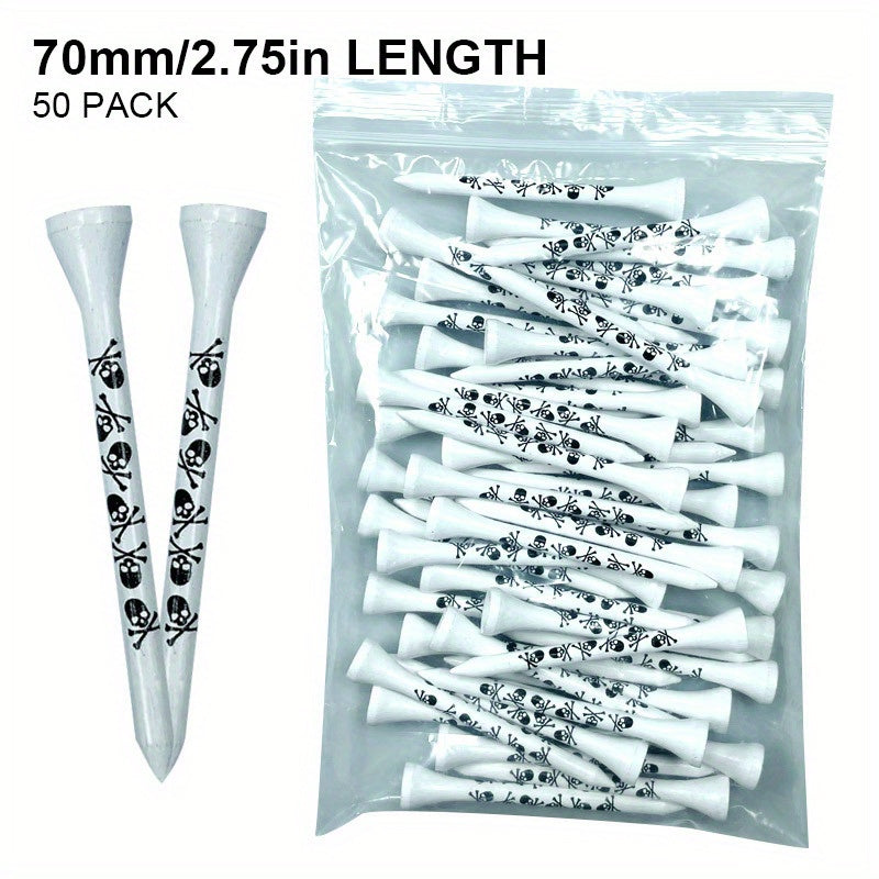 Skull Pattern Golf Tees