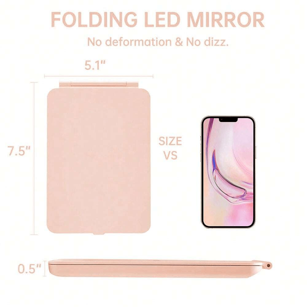 Travel Makeup Mirror with 10X Magnifying Mirror