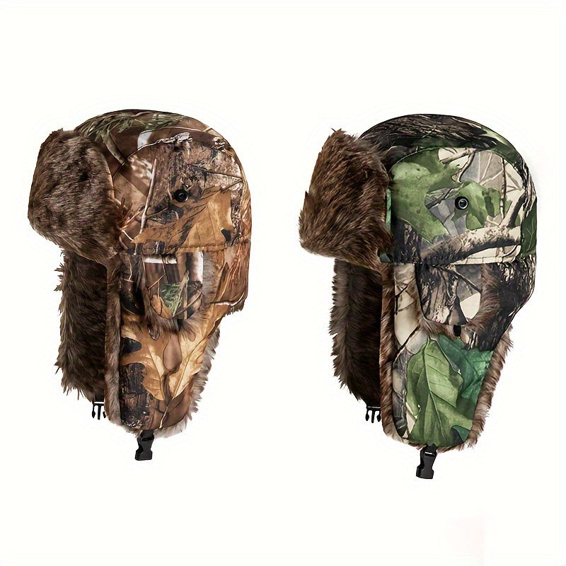 Camo Warm Trapper Hat