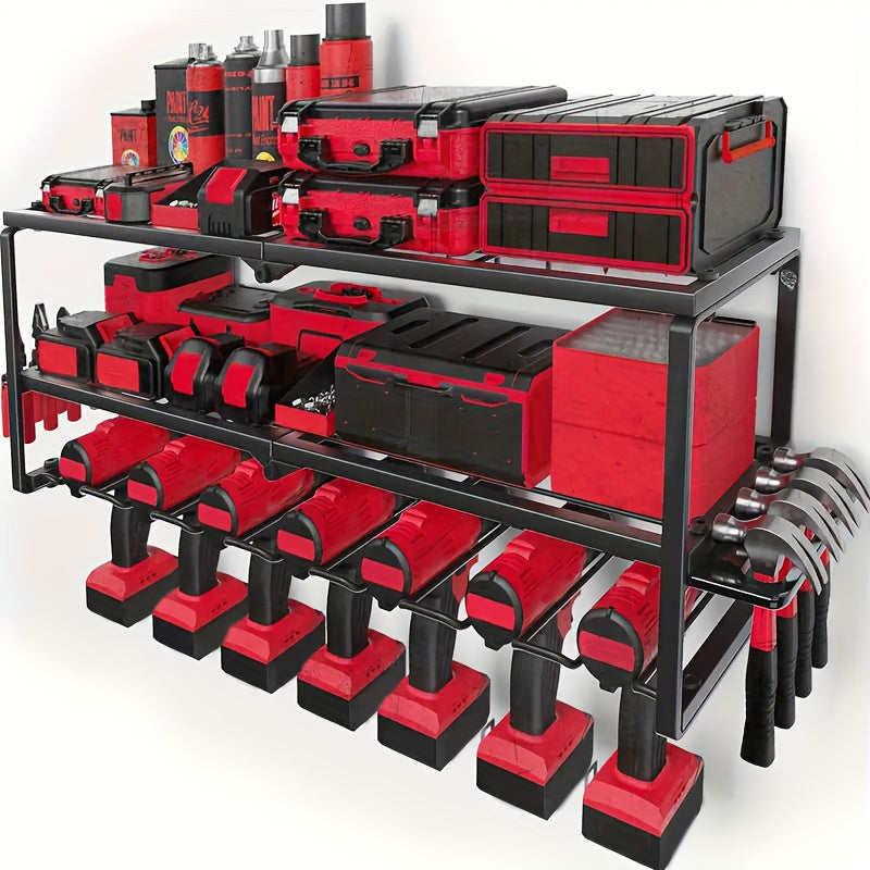 Wall-Mounted Organizer for Power Tools