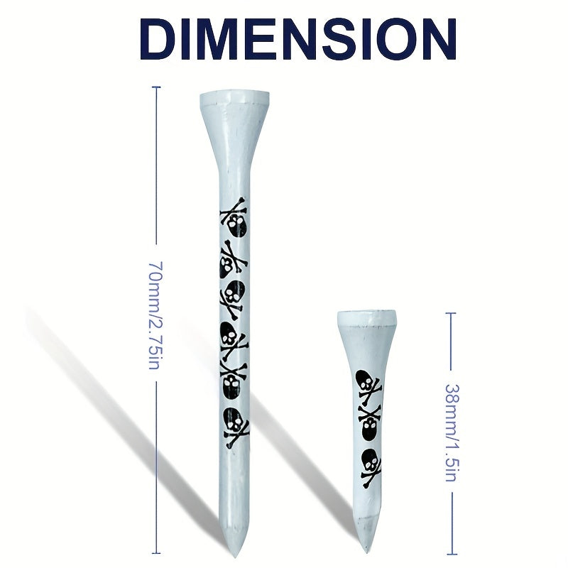 Skull Pattern Golf Tees