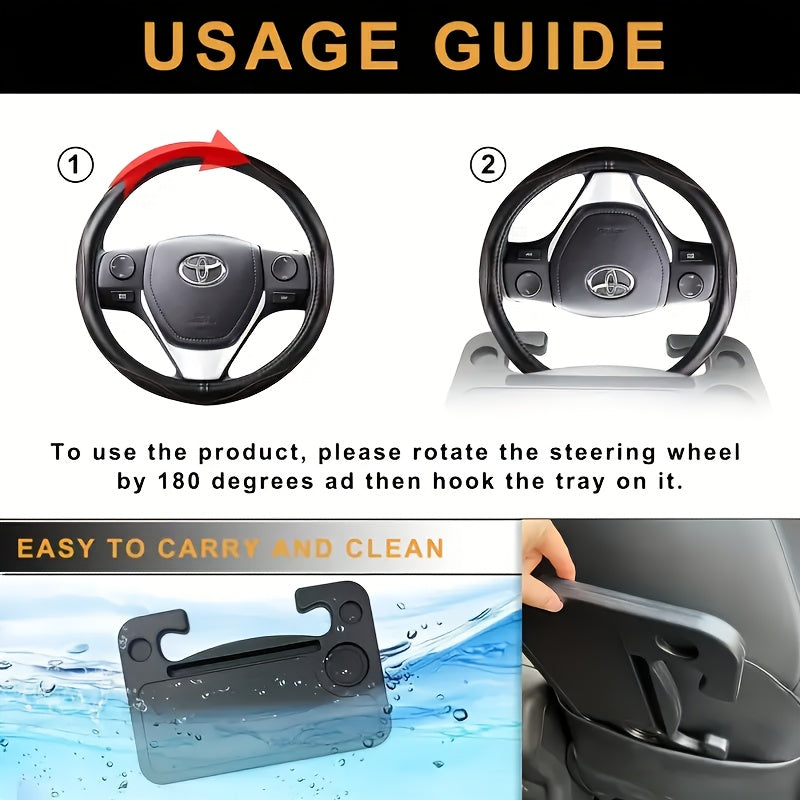 Car Steering Wheel Desk Tray