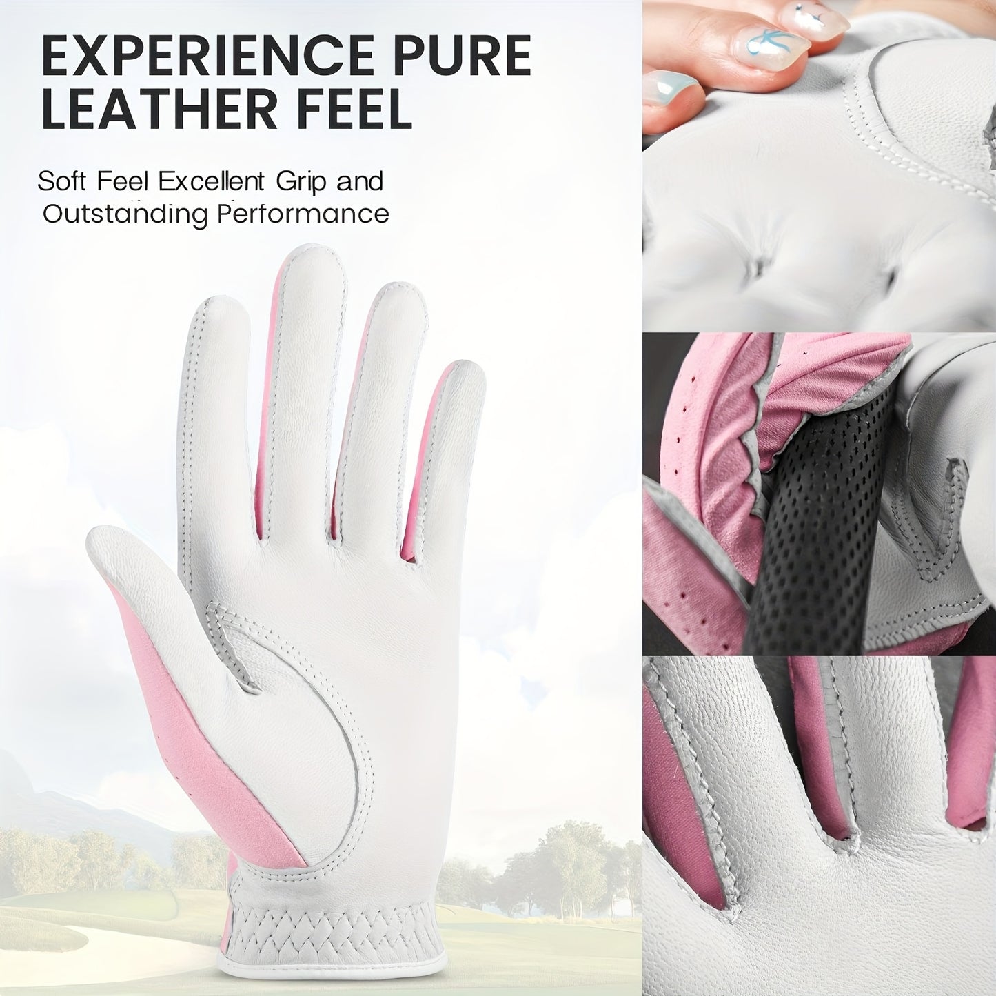Women's Golf Gloves with a Ball Marker