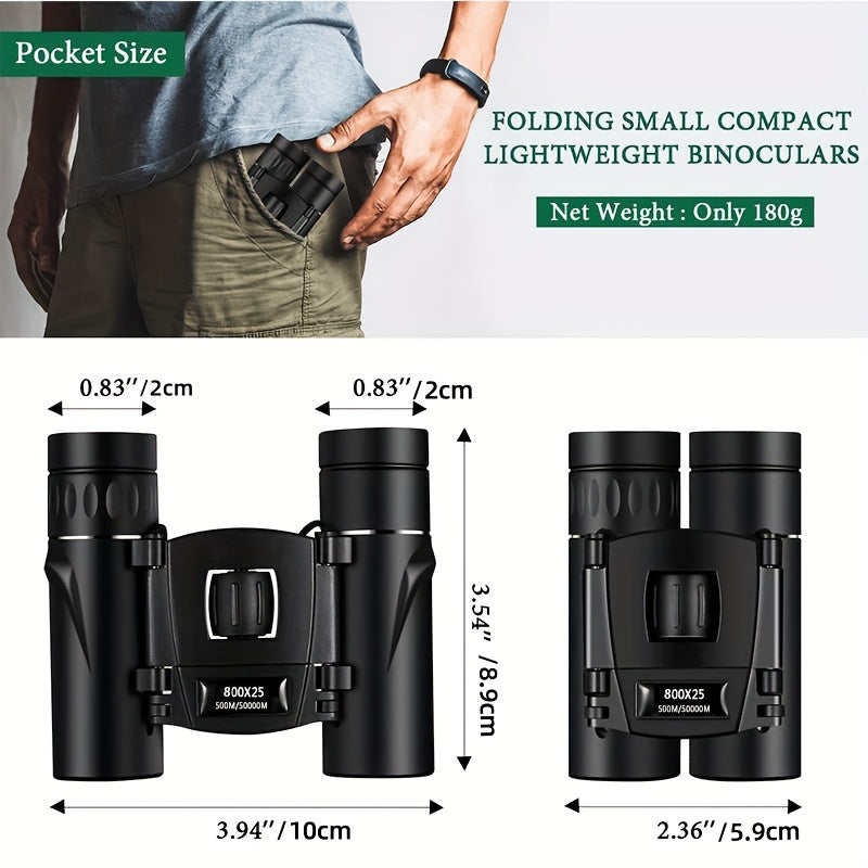 800x25 High-Power Long-Range Binoculars